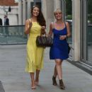 Jess Impiazzi – Out for a stroll in a yellow dress - 454 x 460