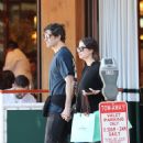 Ashley Benson – With Brandon Davis step out for a meal at Cipriani Beverly Hills