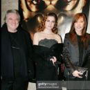 Cécile Cassel with Serge and Christine Ulliel, the parents of Gaspard Ulliel at the premiere of 