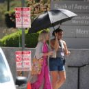 Margot Robbie – Heads to the Barbie set in Los Angeles