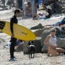 Charlotte McKinney – Seen at the beach in Santa Monica - 454 x 443