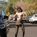 Victoria Justice – In a leggings seen in Los Angeles - 454 x 552