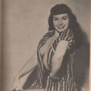 Bettie Page - Gaze Magazine Pictorial [United States] (February 1958) - 454 x 607