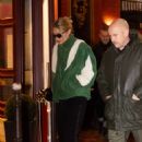 Gigi Hadid – On a night out at the Al-Ajami Lebanese restaurant in Paris - 454 x 681