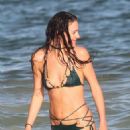 Eliza Cummings in Bikini on her honeymoon in Tulum - 454 x 681