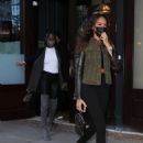 Kendall Jenner – With Joan Smalls at Greenwich Hotel in New York