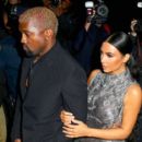 Kim Kardashian and Kanye West – Arrives at Cher Musical in New York