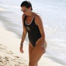 Rhea Durham – Seen at the beach while on holiday in Barbados