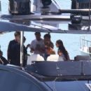 Victoria Beckham &#8211; Seen on a boat while celebrate her birthday in Miami