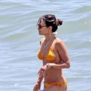 Jordana Brewster – Seen in a bikini at Santa Monica beach