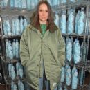 Sasha Volkova attends a private view of artist Piotr Krzymowski's new exhibition 