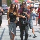 Joe Jonas and Blanda Eggenschwiler out to lunch in NYC (June 30)
