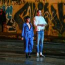 Demi Lovato – With Rapper G-Eazy get Close on set of their Music Video in Los Angeles