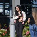 Demi Moore – Reunites with Chihuahua Pilaf after Puerto Vallarta Vacation