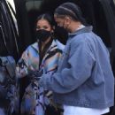 Jhené Aiko – Arrives to see the Rams at SoFi Stadium in Los Angeles