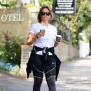 Emily Atack – Look sporty while out for a walk in London