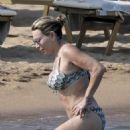 Taylor Dayne in Bikini on the beach in Sardinia - 454 x 629