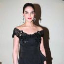 Esha Deol wearing a black dress at a party with friends - 454 x 684