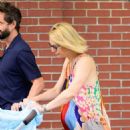 Claire Danes – With Hugh Dancy with their newborn out for a stroll in New York