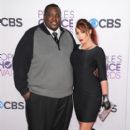 Quinton Aaron and Jenna Bently attend the 2013 People's Choice Awards at Nokia Theatre L.A. Live in Los Angeles on Jan. 9, 2013 - 399 x 600