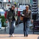 Laeticia Hallyday – With boyfriend actor Jalil Lespert on a walk in Los Angeles
