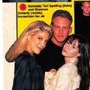 Shannen Doherty at Ian Ziering's bday bash, 30 March 1993 - 454 x 646