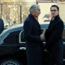Richard Durden (as Ambassador Bennington, left) and Jonathan Rhys Meyers (as James Reese, right) star in FROM PARIS WITH LOVE. Photo credit: Susie Allnutt