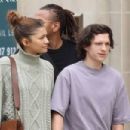 Zendaya Coleman – With Tom Holland hold hands in Boston