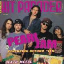 Pearl Jam - Hit Parader Magazine Cover [United States] (December 1993)