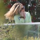 Denise Richards – Spotted chatting on the phone in Malibu