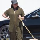 Alyson Hannigan &#8211; Takes her dog for a walk in Los Angeles