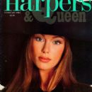 Keri Claussen - Harpers & Queen Magazine Cover [United Kingdom] (February 1993)