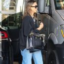 Jessica Alba – In a denim heading to Milk Studios in West Hollywood - 454 x 681