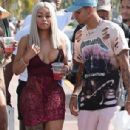 Blac Chyna and Mechie Celebrate Labor Day at a Yacht Party in Miami, Florida - September 4, 2017 - 306 x 526