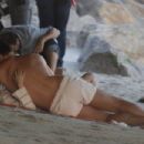 Ciara Bravo – On the set of upcoming project on the beach in Malibu - 454 x 302