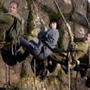 Cate Blanchett (center) is the villainous Irina Spalko, who is determined to beat Indiana Jones in finding the Crystal Skull in 'Indiana Jones and the Kingdom of the Crystal Skull.' Photo Credit: David James. ™ & © 2008 Lucasfilm Ltd. All Rights R