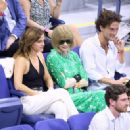Emma Watson – And Ana Wintour attend the quarter final at The US Open in New York City - 454 x 327