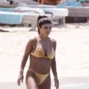 Teresa Giudice – In a bikini on the beach in St Barths - 454 x 607