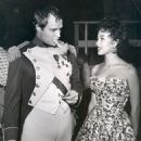 Marlon Brando and Rita Moreno