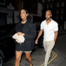 Rochelle Humes – Arriving at the Chiltern Firehouse in London - 454 x 638