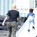 Amber Rose and Sebastian Supporting 21 Savage on the Set of Jimmy Kimmel Live in Hollywood, California - September 12, 2017 - 454 x 604