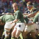 MATT DAMON (center) as Francois Pienaar in Warner Bros. Pictures' and Spyglass Entertainment's drama 'Invictus,' a Warner Bros. Pictures release. Photo by Keith Bernstein