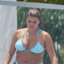 Kalani Hilliker – With Lexi Petzak in a bikinis by the pool in Miami - 454 x 681