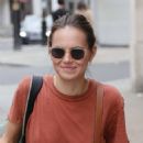 Kara Tointon – In flared denim pants stepping out in London - 454 x 547