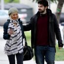 Christina Aguilera And Her Husband Jordan Bratman Acted Like A Pair Of Newlyweds As They Stopped By A Potential School For Their Son Max In Los Angeles, CA On December 21, 2009 - 454 x 659