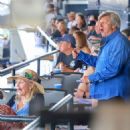 Faye Dunaway – Seen enjoying the horse races at Santa Anita Park - 454 x 588