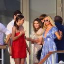 Miranda Kerr &#8211; Seen with Paris Hilton and Jared Leto at the Hotel du Cap Eden Roc in Antibes