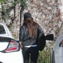 Megan Fox – Hides her face as she seen leaving a gym in West Hollywood