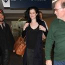 Jessica De Gouw is seen at LAX