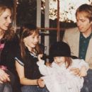 Tom Petty with his wife, Jane Benyo, and two daughters, Adria and AnnaKim